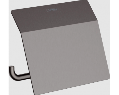 Бумагодержатель, Hansgrohe, AddStoris, шгв 141-52-86, цвет-шлифованный черный хром