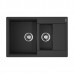 Omoikiri Daisen 78-2-BL Кухонная мойка Artgranit 78x51 см, цвет: черный 4993334
