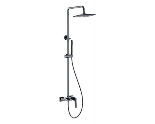 Boheme Venturo Душевая стойка с верхним душем, цвет: shine gun metal 378-SGM