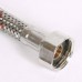 Гибкая подводка для воды UNI-FITT DN 8 ВВ 1/2" 80 см оплетка из нержавеющей стали