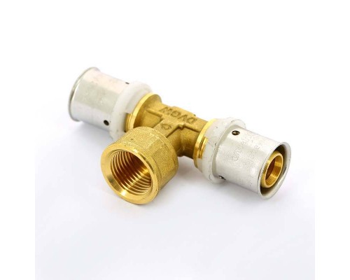 Тройник пресс-В UNI-FITT 20х1/2"х20 Тройник пресс-В UNI-FITT 20х1/2"х20