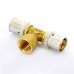 Тройник пресс-В UNI-FITT 20х1/2"х20