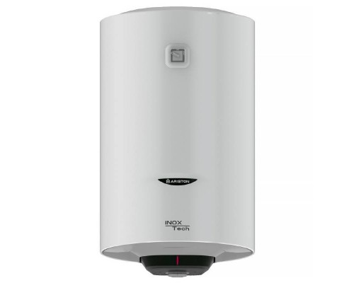 Водонагреватель электрический накопительный Ariston PRO1 R INOX ABS 80л круглый узкий нерж.сталь мех.упр-е