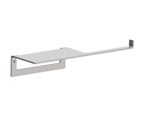 Бумагодержатель, Almar, 316 Stainless Steel, ш 282, с полочкой, цвет-Stainless Steel AISI 316