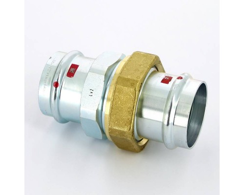 Муфта разъёмная пресс плоская прокладка оцинкованная сталь Prestabo VIEGA 54