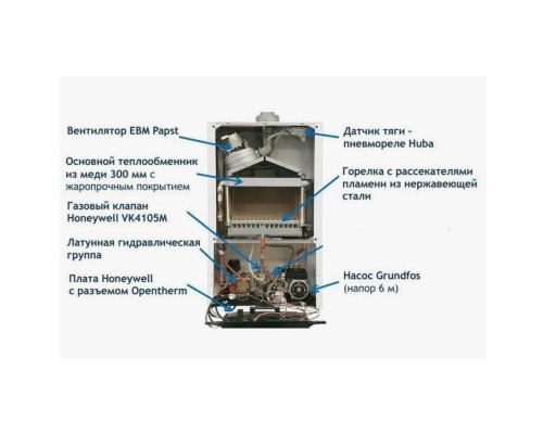 Котел настенный Baxi ECO Life 1.31F 31 кВт одноконтурный закрытый