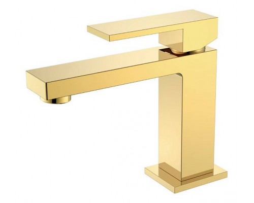 Boheme Qubic Смеситель для раковины, на 1 отв., цвет: gold 471-G