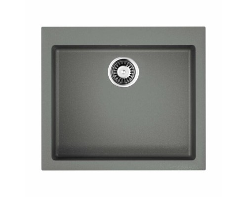 Мойка, OMOIKIRI, Bosen, шгв 570-500-220, отверстия для смесителя-3 промаркированных, цвет-Leningrad grey