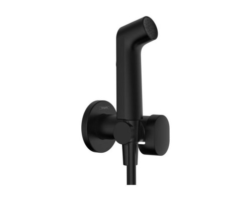 Гигиенический душ, Hansgrohe, Bidette S EcoSmart , цвет-чёрный матовый