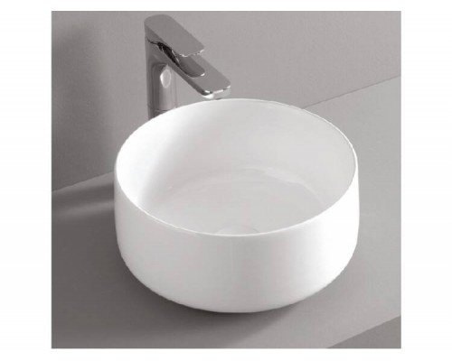 Раковина, Artceram, Cognac, шгв 350-350-160, отверстия для смесителя-отсутствуют, цвет-белый глянцевый