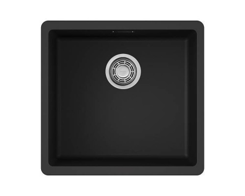 Omoikiri Kata 44-U-BL Кухонная мойка Artgranit 44x42 см, цвет: черный 4993403