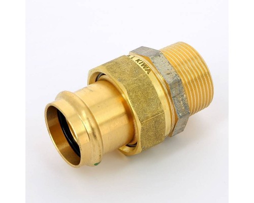 Муфта разъёмная пресс-Н бронза Sanpress VIEGA 35х1"1/4