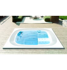 [НЕДОСТУПЕН ДЛЯ ЗАКАЗА] Бассейн, Jacuzzi, ENJOY PRO, шгв 2500-2500-980, цвет-Porcelain