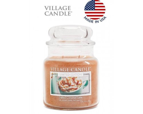 Декоративная свеча Village Candle Карамельный латте (389 грамм)