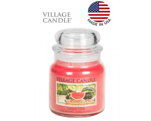 Декоративная свеча Village Candle Сочный арбуз (389 грамм)