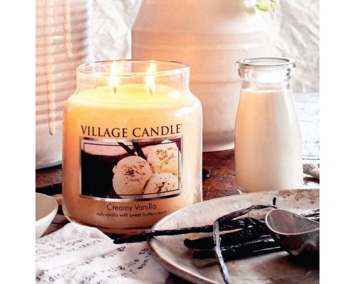 Декоративные свечи Village Candle Сливочный крем и ваниль (389 грамм)