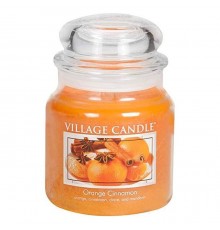 Декоративные свечи Village Candle Апельсин с корицей (389 грамм)