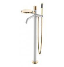 Boheme Stick Смеситель для ванны с душем напольный, цвет: white 129-WG.2