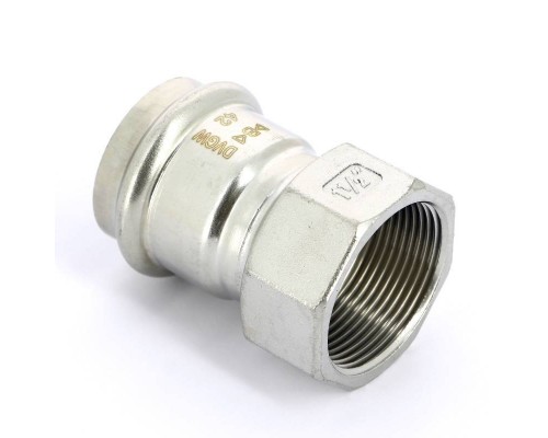 Муфта В-пресс IBP 42 x 1 1/2" нерж.сталь Муфта В-пресс IBP 42 x 1 1/2" нерж.сталь