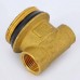 Концевик с внутренней /наружной / внутренней резьбой TIEMME 1/2"х1 1/4"х3/8"