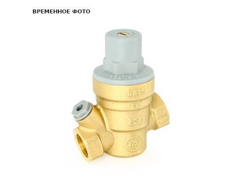 Редуктор давления Uni-Fitt мембранный 1/2" В 1-6 бар PN16 с отверстием под радиальный манометр 1/4"