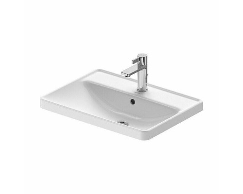 Раковина, Duravit, D-Neo, шгв 600-435-170, отверстия для смесителя-1, цвет-белый