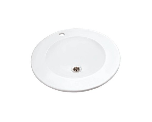 Раковина, Jaquar, Fusion, шгв 545-545-180, отверстия для смесителя-1, цвет-белый