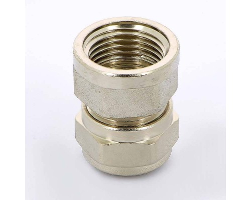 Муфта обжим-В никелированная UNI-FITT 16х1/2" Муфта обжим-В никелированная UNI-FITT 16х1/2"