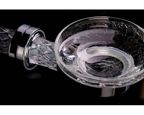 Boheme Murano Cristal Мыльница круглая подвесная, цвет: хром 10903-CRST-СH