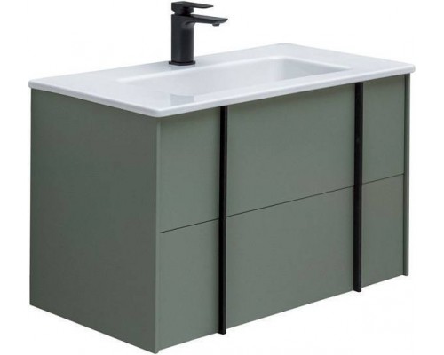 Allen Brau Reality Тумба под раковину 80 см, цвет: олива матовый 1.32005.CGM