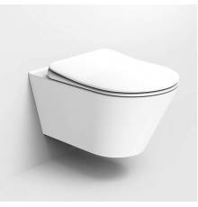 Boheme Avva Унитаз подвесной 35,5х53х32h см, цвет: matt white 972-MW