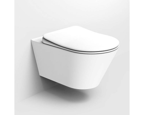 Boheme Avva Унитаз подвесной 35,5х53х32h см, цвет: matt white 972-MW