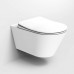 Boheme Avva Унитаз подвесной 35,5х53х32h см, цвет: matt white 972-MW