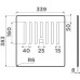 Omoikiri CB-Kitagawa 86-LB Разделочная доска, высокопрочный пластик, 38,3x33,9 см 4999035