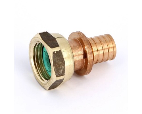 Муфта надвижная Rehau В 16х1/2" RX+ бронза с накидной гайкой Муфта надвижная Rehau В 16х1/2" RX+ бронза с накидной гайкой