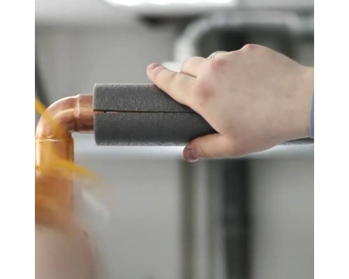 Трубки теплоизоляционные самоклеющиеся 2 метра Energoflex Super SK ROLS ISOMARKET внутренний диаметр изоляции 42мм толщина 32мм