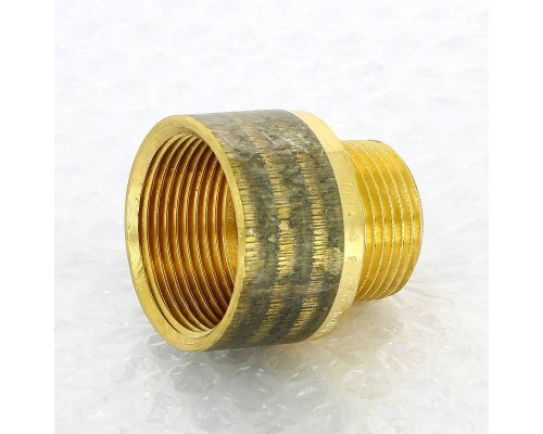 Переходник круглый НВ Viega 1" x 1"1/4 бронза