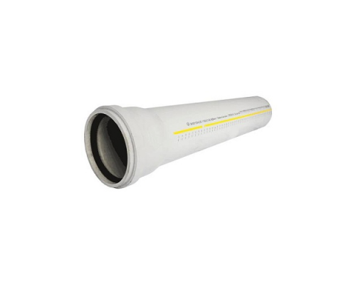 Труба PP-MD сер б/ш Дн110х5,3 L=2,0м в/к Skolan dB Ostendorf 335060