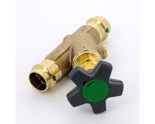 Вентиль комбинированный бронзовый CRV Easytop Basic Viega 22