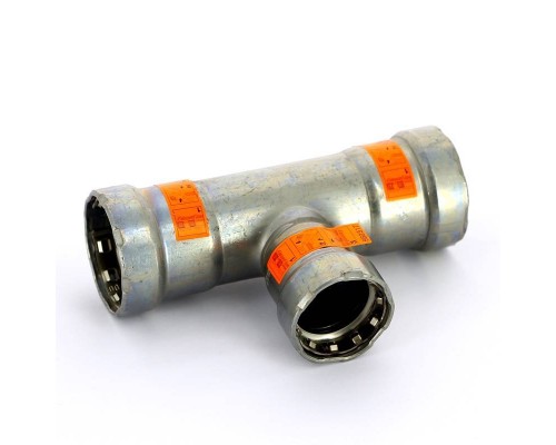 Тройник пресс оцинкованная сталь Megapress VIEGA 1"x3/4"x1"