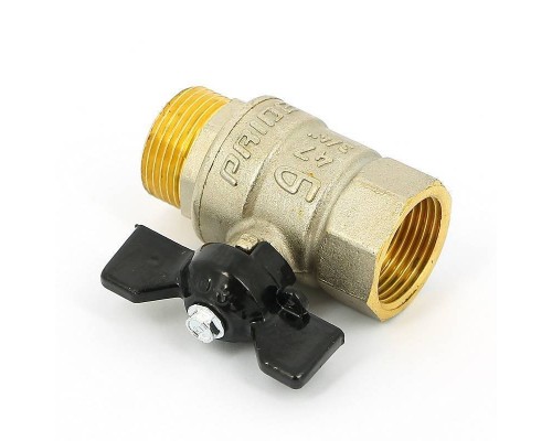 Кран газовый Pride LD ВВ 1/2" полнопроходной бабочка