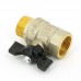 Кран газовый Pride LD ВВ 1/2" полнопроходной бабочка