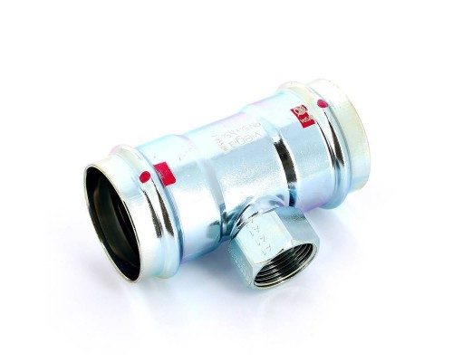 Тройник пресс-В Prestabo Viega 54х1"х54 оцинк.сталь SC-Contur