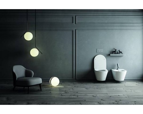 Boheme Avva Унитаз подвесной 35,5х53х32h см, цвет: matt white 972-MW