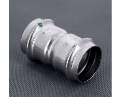 Муфта пресс нержавеющая сталь Sanpress Inox VIEGA 42 Муфта пресс нержавеющая сталь Sanpress Inox VIEGA 42