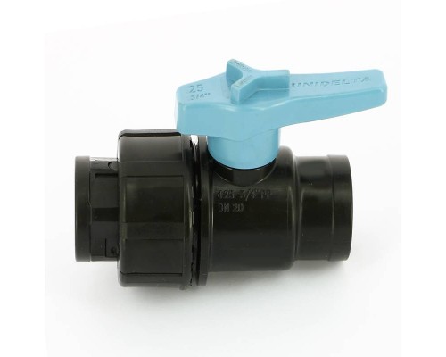 Кран ВВ Unidelta 3/4" для труб ПНД полипропилен PP-B
