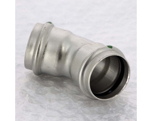Угол пресс 45 град. нержавеющая сталь Sanpress Inox VIEGA 35 Угол пресс 45 град. нержавеющая сталь Sanpress Inox VIEGA 35