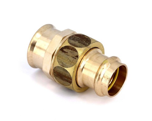 Муфта разъемная пресс-В плоская прокладка бронза Profipress G VIEGA 28x1