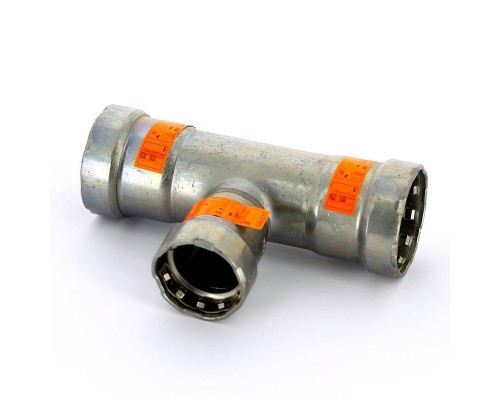 Тройник пресс оцинкованная сталь Megapress VIEGA 1"x3/4"x1"