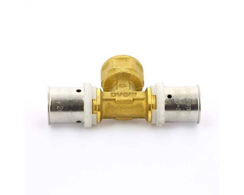 Тройник пресс-В UNI-FITT 20х1/2"х20 Тройник пресс-В UNI-FITT 20х1/2"х20